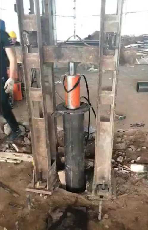 阳泉平定县钢管桩加固